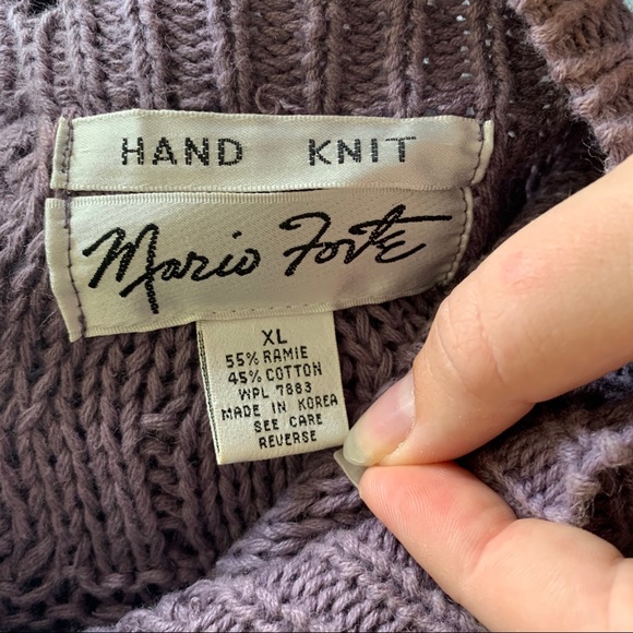 Vintage Mario Forte Hand Knit Sweater - Picture 3 of 8